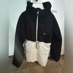 Anthropologie Maeve Shearling jacket